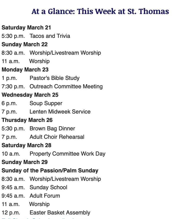 St Thomas Lutheran Church