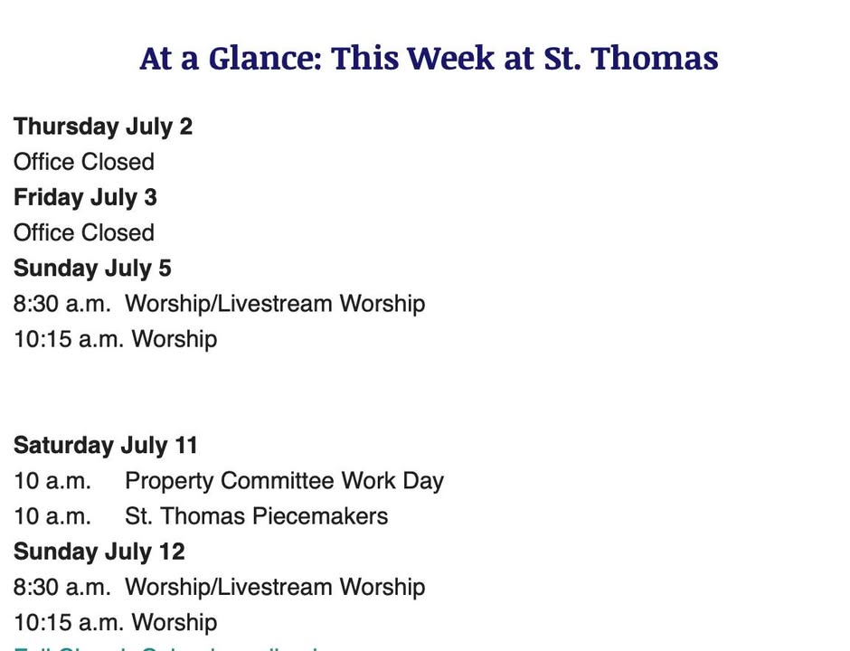 St Thomas Lutheran Church